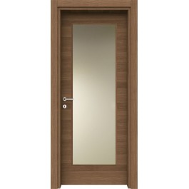 Porte interne laminato Trama Dev 260 a vetro  