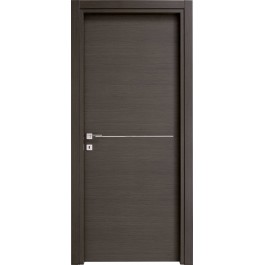 Porte interne laminato Trama Dev 411 inserto alluminio