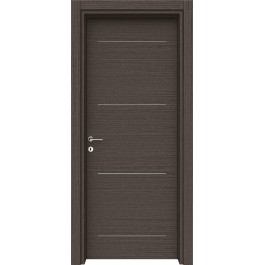 Porte interne laminato Trama Dev 414 inserti in alluminio