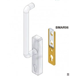 BLocco per maniglioni serramenti scorrevoli BMAR06 Disec