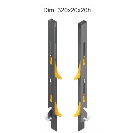 Blocco antiscasso per avvolgibili in acciaio Multipoint Giblock 32