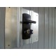 Placca in acciaio antiscasso protezione basculante serie Green A2628 Maxi 450 x 400 grecata