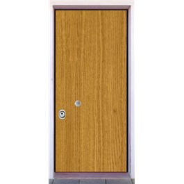 Porta Blindata serie Linea rovere naturale